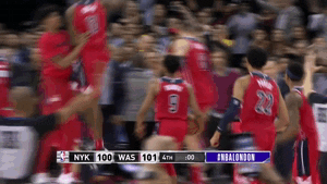celebrate let's go GIF by NBA