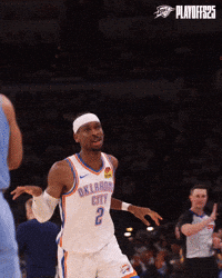 Floating Oklahoma City GIF by OKC Thunder