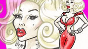 art drawing GIF by Amanda Lepore