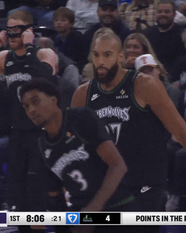 Nba Clap GIF by Minnesota Timberwolves