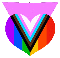 Gay Pride Sticker by Queer Geekery