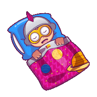 Good Night Dreaming Sticker by 7MeterOFC