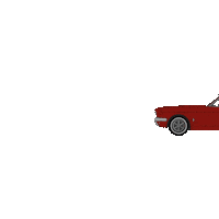 davso0n game gaming car red Sticker