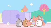global warming fun GIF by Molang.Official