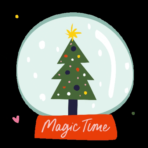 drawglowschool happy christmas snow glow GIF