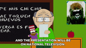 apple talking GIF by South Park 