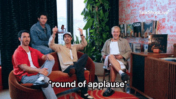 Nick Jonas Applause GIF by TalkShopLive