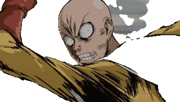 One Punch Man Sticker by Alissandra