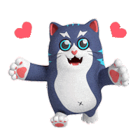 Cat Love Sticker by Liberty Cats Emojis