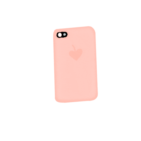 pink phone Sticker