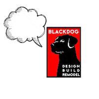 blackdogbuilders renovation remodel blackdog designbuild Sticker