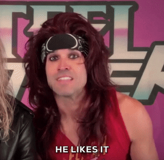 he likes it steel panther GIF