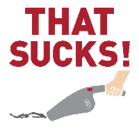Dog Sucks Sticker by Hoover