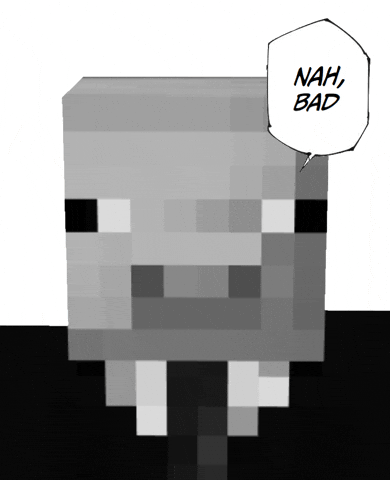 Minecraft Pig GIF
