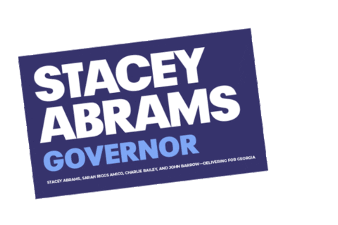 stacey abrams win Sticker by Democratic Party of Georgia