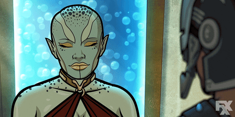 space flirt GIF by Archer