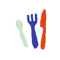 Meal Fork Sticker by klindoeil