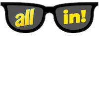 All In Sunglasses Sticker by all laundry
