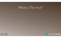 The Hut Faq GIF by Coupon Cause