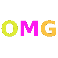 Omg Sticker by Cameron B. Carson LLC