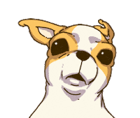 Animation Dog Sticker