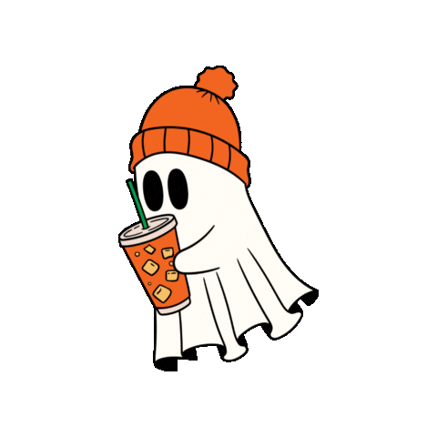 Cute Ghost Sticker by ZauberMerch