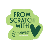 harvestcleaneats healthyfood healthy eating fresh food eat clean Sticker
