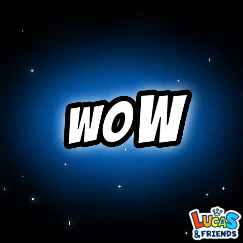 Surprise Wow GIF by Lucas and Friends by RV AppStudios