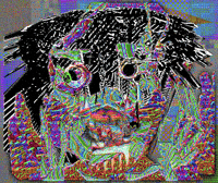 Brain Damage Glitch GIF by davidvnun