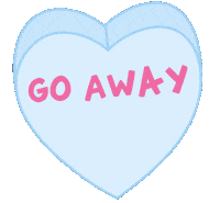 Valentines Day Do Not Want Sticker