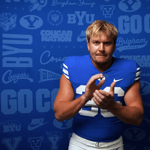 College Football Go Cougs GIF by BYU Cougars