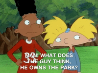 hey arnold nick splat GIF