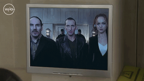 Charging Christopher Eccleston GIF by Doctor Who