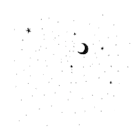 larilustrado love amor moon cafe Sticker