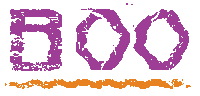Halloween Boo Sticker by Grunt Style LLC