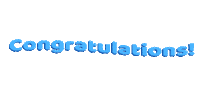 congratulations congrats Sticker by Justin