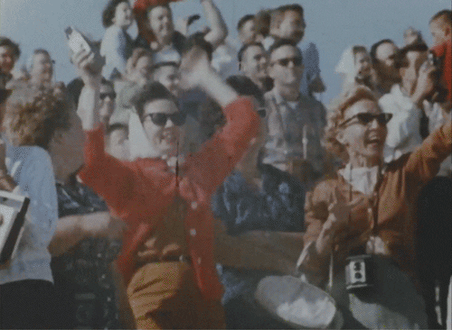 excited lift off GIF by US National Archives