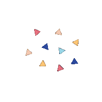 Triangle Sticker by Crunch by Nuffnang