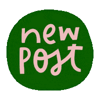 pixelcolours new pink green new post Sticker