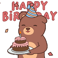 Happy Birthday Love Sticker by BEARISH