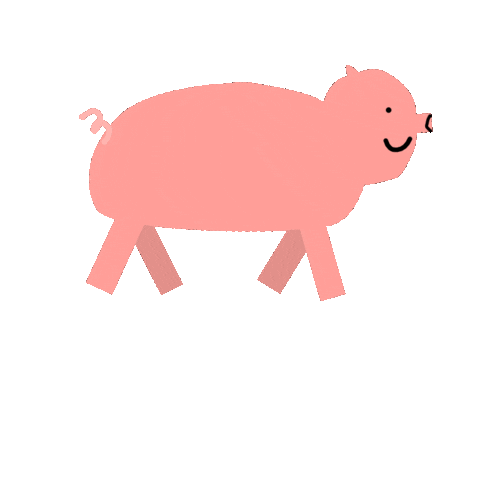 poiremolle giphyupload happy pig farm Sticker