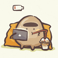 Stay Home Boba Tea GIF
