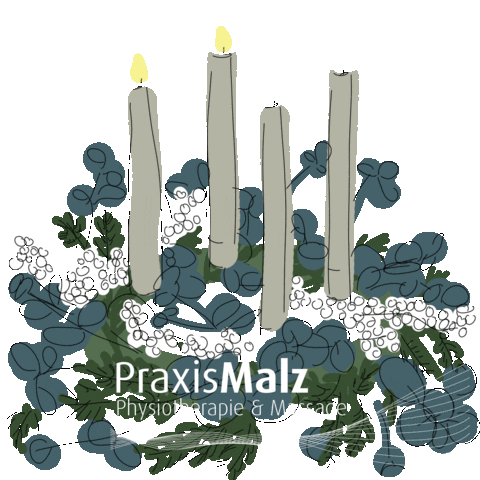 Advent Physio Sticker by Praxis Malz