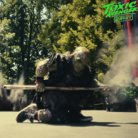 Toxic Avenger Boom GIF by Signature Entertainment