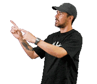 Point Pointing Sticker by Malosi Studio