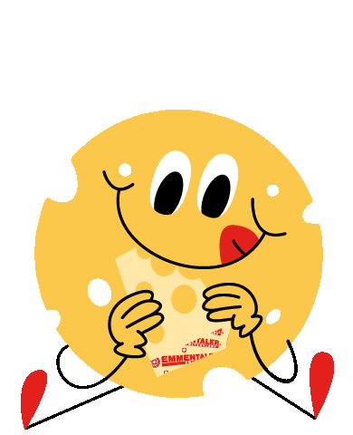 Emmentaler_Switzerland giphyupload cheese fromage emmental Sticker
