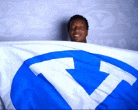 Byu Basketball Go Cougs GIF by BYU Cougars