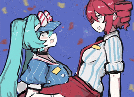 Hatsune Miku Kasane Teto GIF