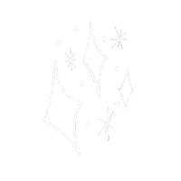 MaiMaiOfficial white stars shiny sparkling Sticker