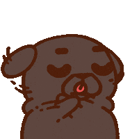 Ollie No Sticker by Puglie Pug